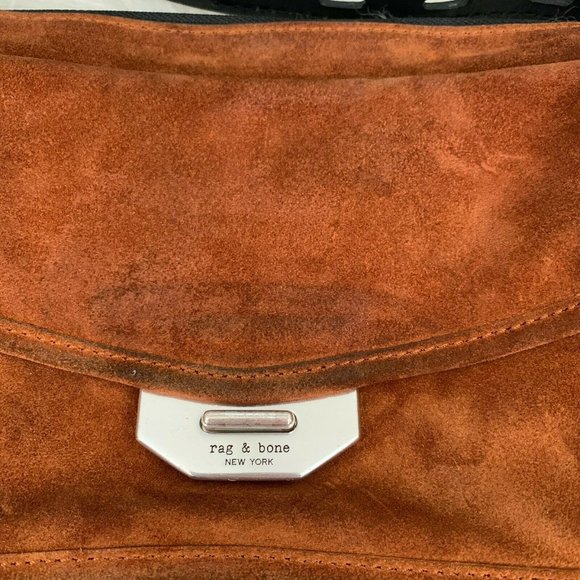 SOLD!Rag & Bone Small Field Suede Messenger Crossb - Picture 3 of 8
